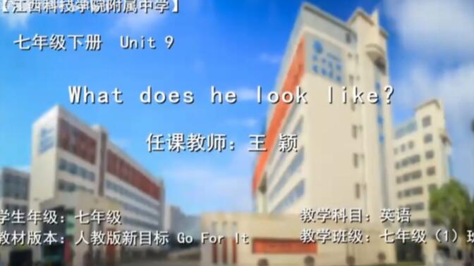 人教七下（含课件教案）Unit9A What does he look like? Section A    1a- 2c【公开课】【优质课】