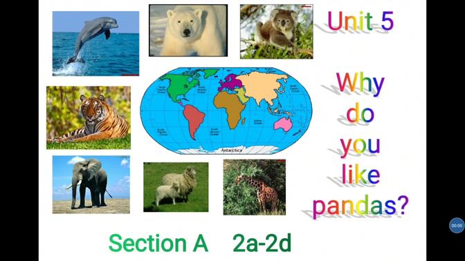 七年级英语下册 Unit 5 Why do you like pandas? Section A 2a-2d